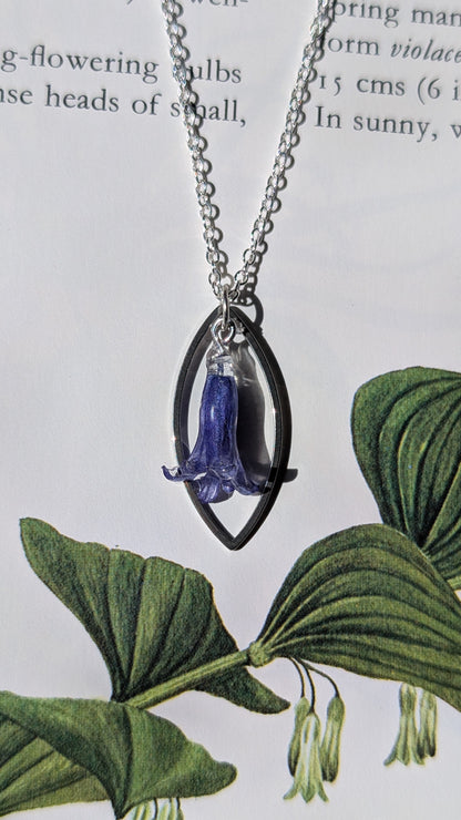 Real Bluebell Necklace